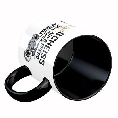 Tasse mit Spruch: Scheiß aufs Pferd, echte Prinzen ...