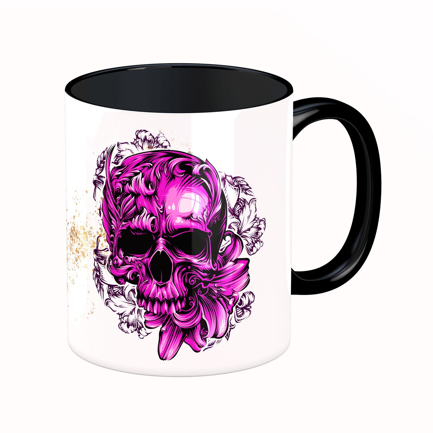 Tasse: Totenkopf Pink