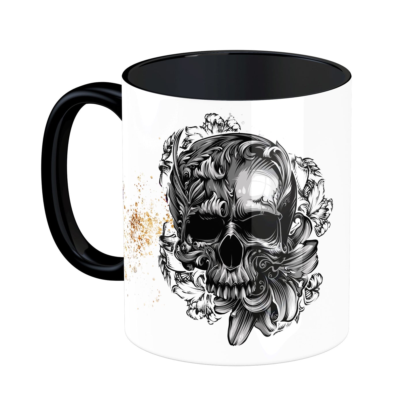 Tasse: Totenkopf Schwarz