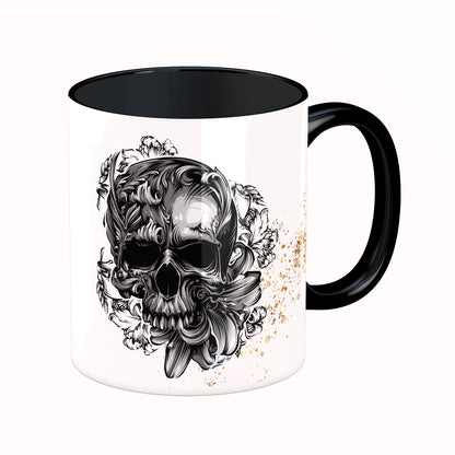 Tasse: Totenkopf Schwarz