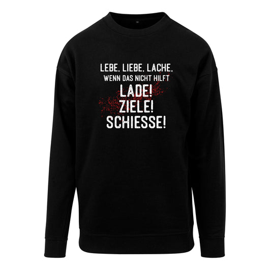 Sweatshirt: Lade, Ziele, Schiesse