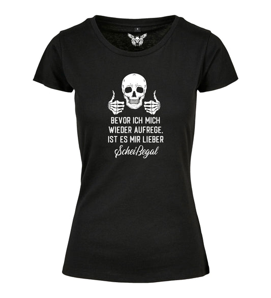 Damen T-Shirt: Bevor ich mich wieder aufrege ...