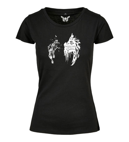Girlie Shirt: Engelchen & Teufelchen Wings