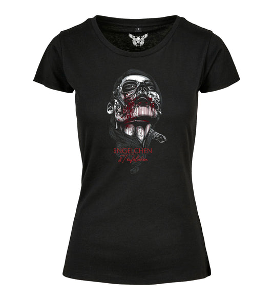 Girlie Shirt: Engelchen & Teufelchen Blutlady