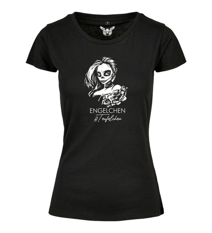 Girlie Shirt: Engelchen & Teufelchen Lady Rosen