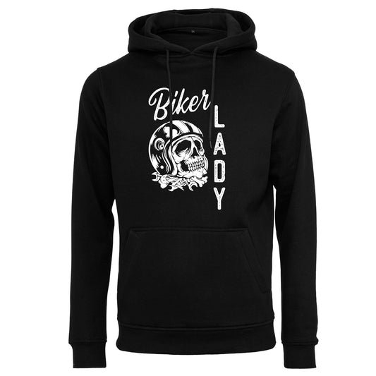 Hoodie: Biker Lady