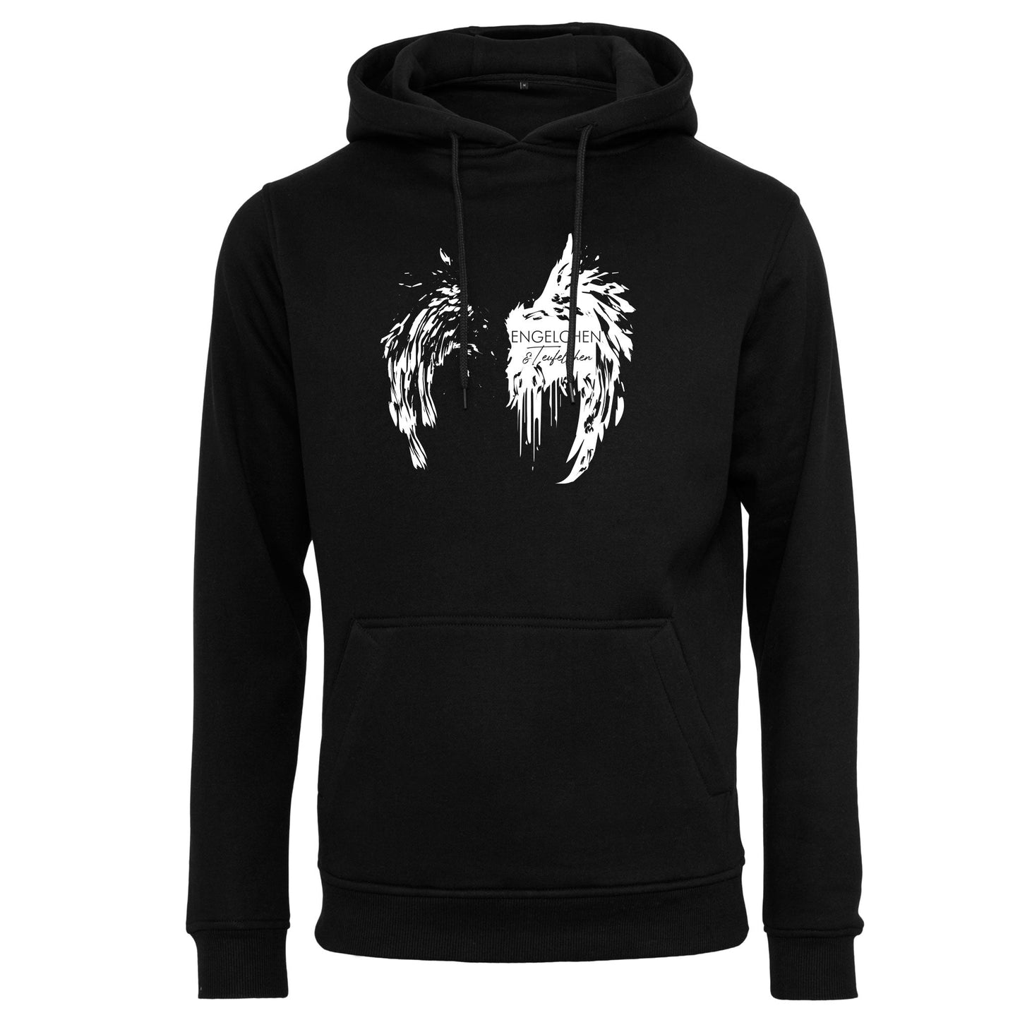 Hoodie: Engelchen & Teufelchen Flügel